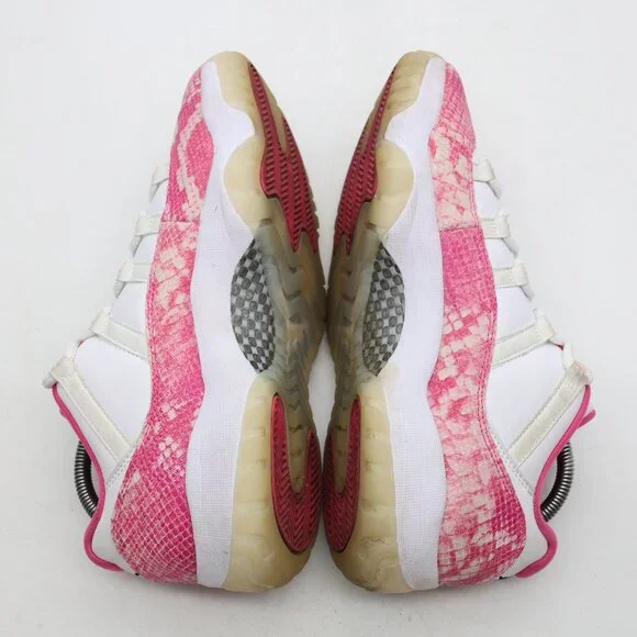 Nike Air Jordan 11 Low Retro XI Pink Snakeskin Women's US Size 11 AH7860-106